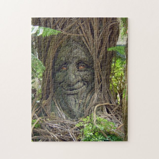Puzzle, smiling tree jigsaw puzzle (Vertical)