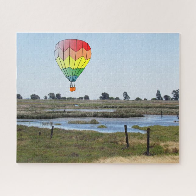 Puzzle - Soaring Over Marshland (Horizontal)