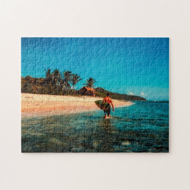 Puzzle-Surfer Jigsaw Puzzle (Horizontal)