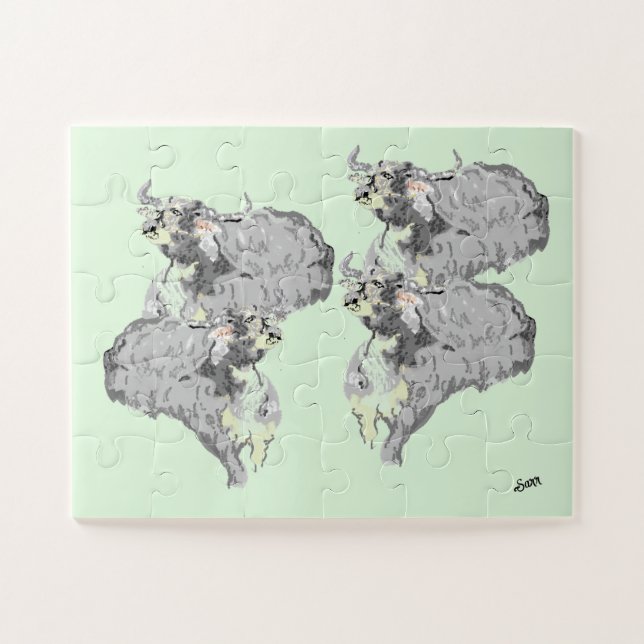 Puzzle : The  Buffalo (Horizontal)