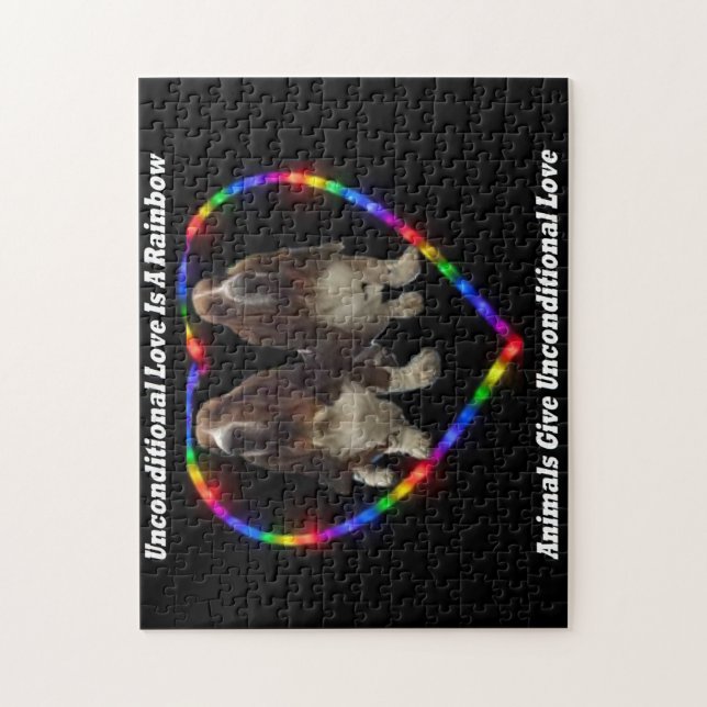 Puzzle Unconditional Love Is A Rainbow (Vertical)