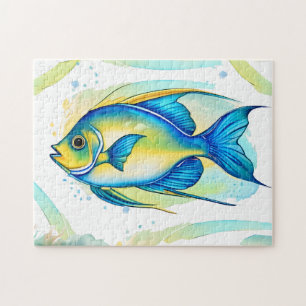Puzzle - Watercolor Series: Angelfish