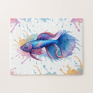 Puzzle - Watercolor Series: Betta Fish