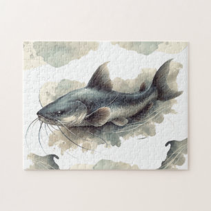 Puzzle - Watercolor Series: Catfish