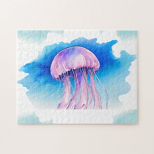 Puzzle - Watercolor Series: Jellyfish (Horizontal)