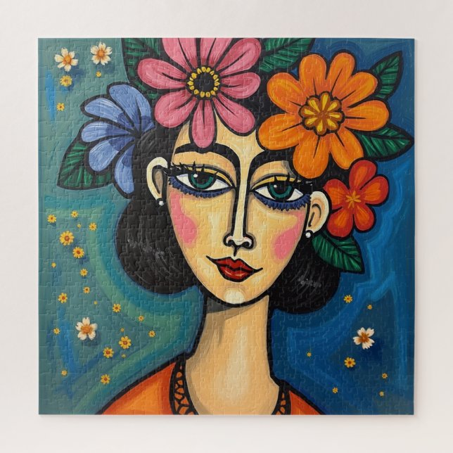 Puzzle with elegant artistic design (Vertical)