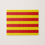 Puzzle with Flag of Catalonia, Spain<br><div class="desc">Celebrate your love for Catalonia with this patriotic puzzle featuring the vibrant Flag of Catalonia, Spain! This beautifully crafted puzzle showcases the iconic red and yellow stripes of the Senyera, symbolising Catalonia’s rich cultural heritage and strong regional identity. Perfect for puzzle enthusiasts and fans of Catalan pride alike, this challenging...</div>