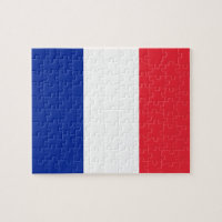 Puzzle with Flag of France
