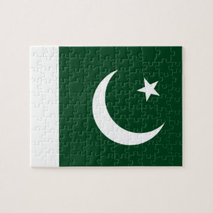 Puzzle with Flag of Pakistan