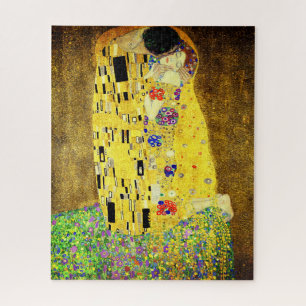 Puzzle with Klimt's The Kiss
