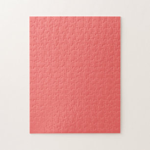 Puzzle with Salmon Pink Background