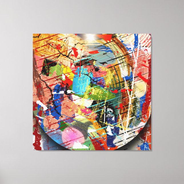 Puzzled Canvas Print (Front)