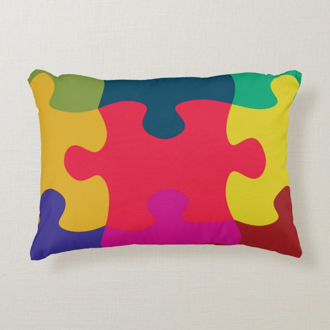 Puzzled Decorative Cushion (Front)