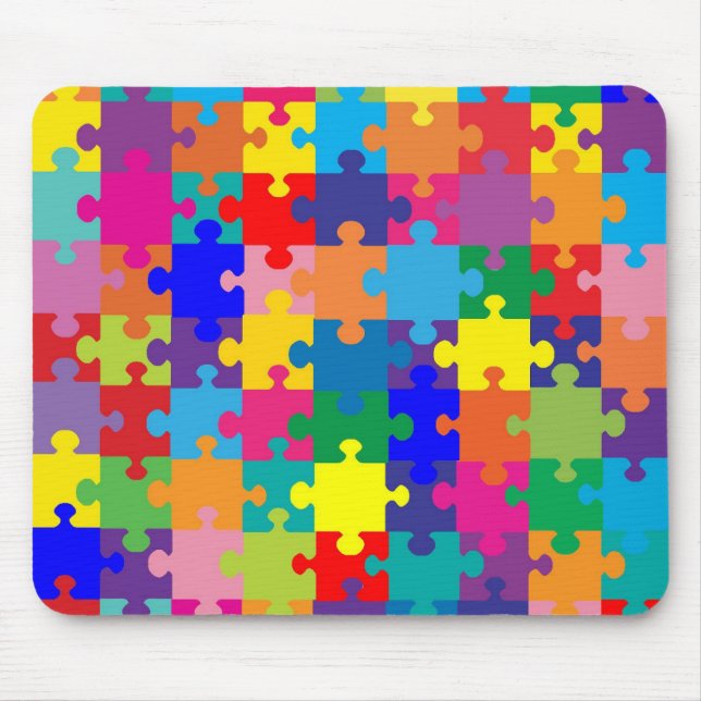 Puzzled Mouse Pad (Front)