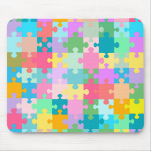 Puzzled Mouse Pad