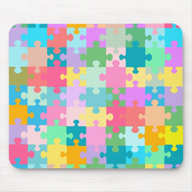 Puzzled Mouse Pad (Front)