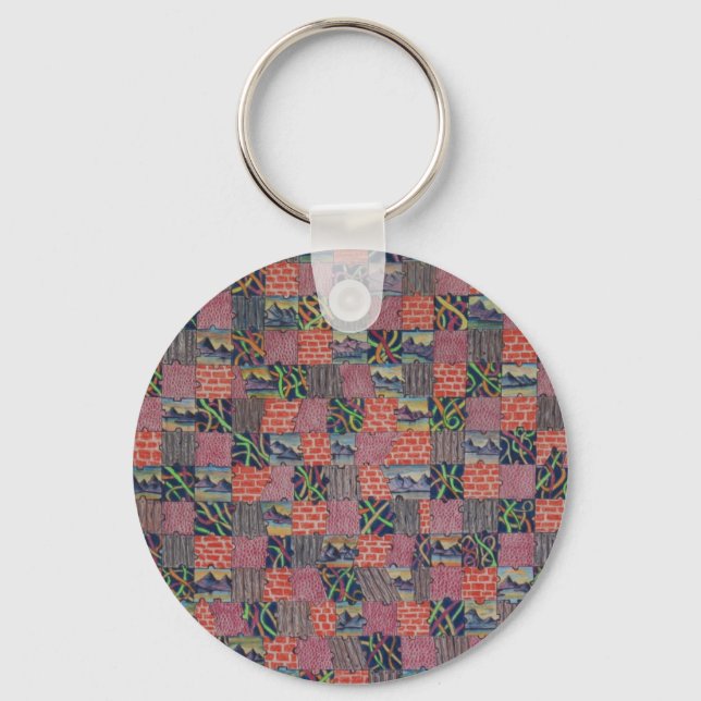 Puzzled Two Togetherness Key Ring (Front)