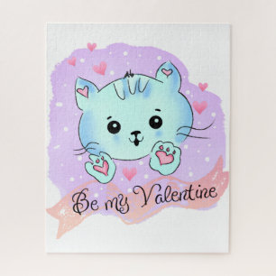 Puzzles Be Mine Hearts Happy Valentine's Day  