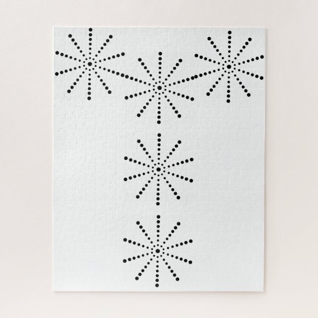 Puzzles Black & White Dots  (Vertical)