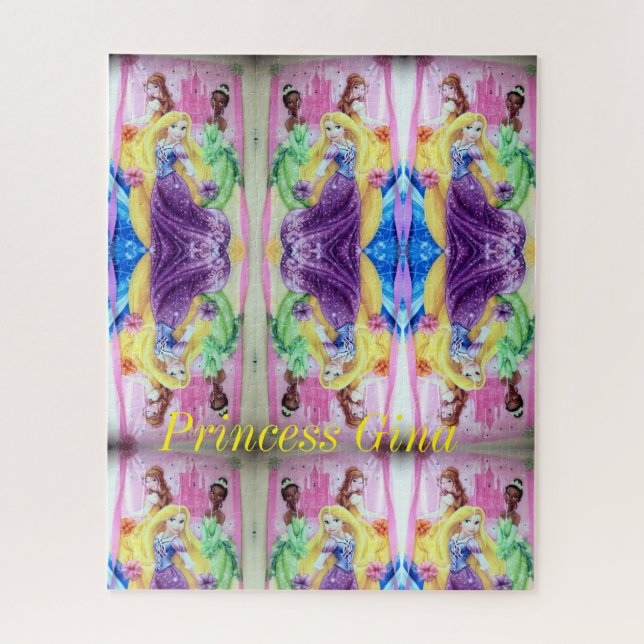 Puzzles Colourful Princess (Vertical)