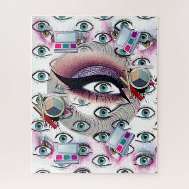 Puzzles Eye Makeup (Vertical)