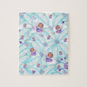 Puzzles Floral Angel Hearts