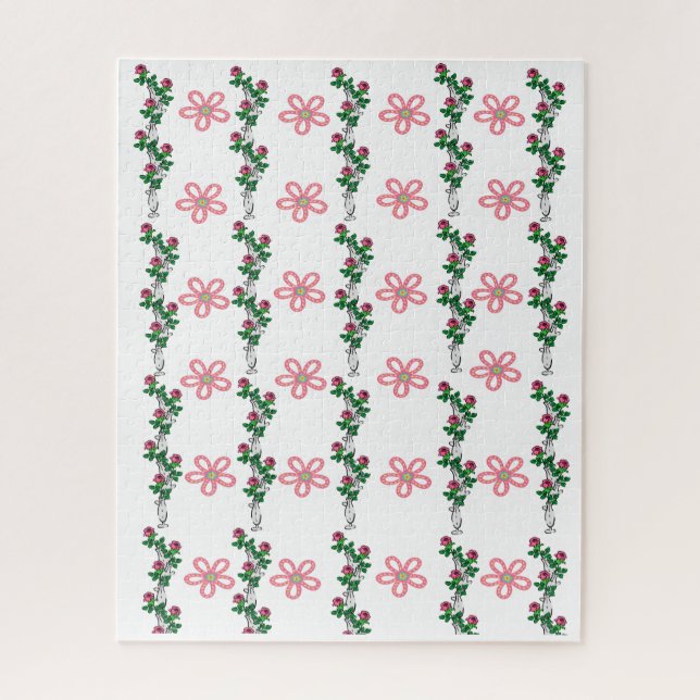 Puzzles Floral Flowers  (Vertical)