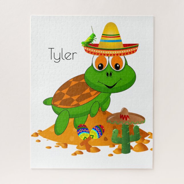Puzzles Green Turtle (Vertical)