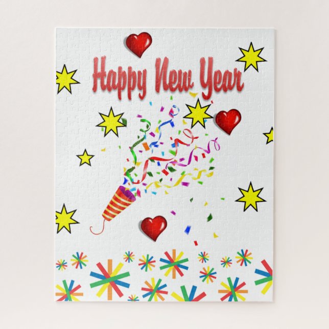 Puzzles Happy New Year 2021 (Vertical)