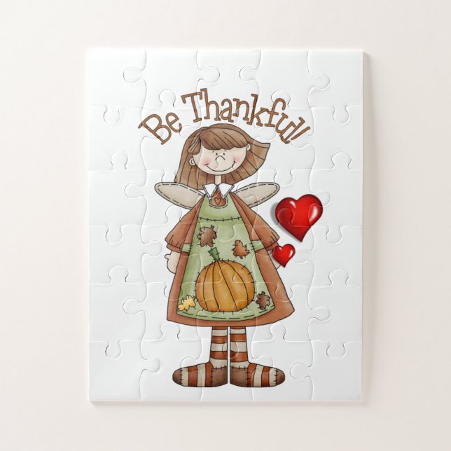 Puzzles Happy Thanksgiving Day (Vertical)