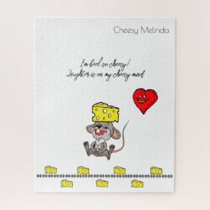 Puzzles Hearts Mice Cheese Cheesy