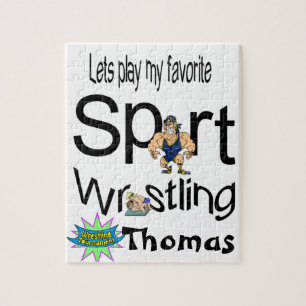 Puzzles Let's Play our Favourite Sport Wrestling