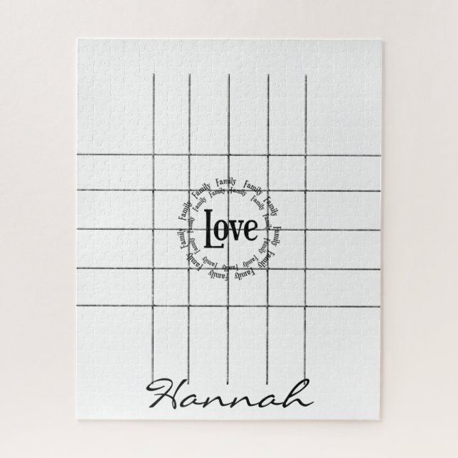 Puzzles Love Black Lines  (Vertical)