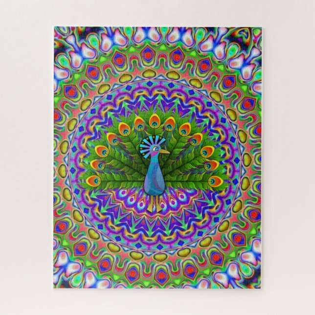 Puzzles Peacock (Vertical)