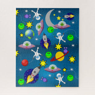 Puzzles Spaceships Aliens Astronauts