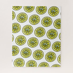 Puzzles Yellow Lemons Bumblebee