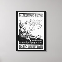 Pvt. Treptow's Pledge.  "I will fight_War image