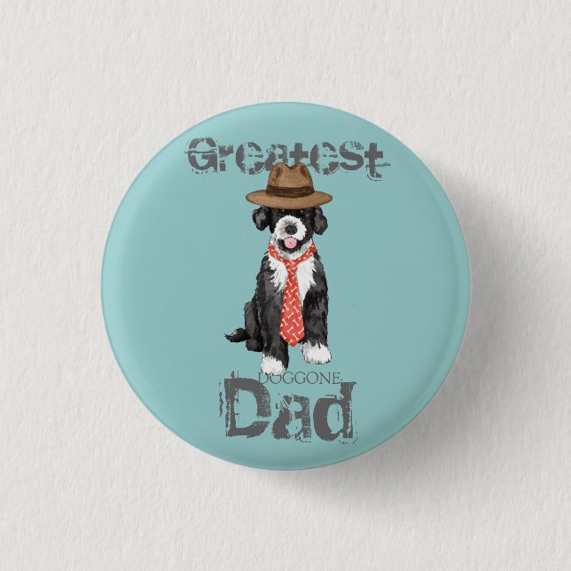 PWD Dad 3 Cm Round Badge (Front)