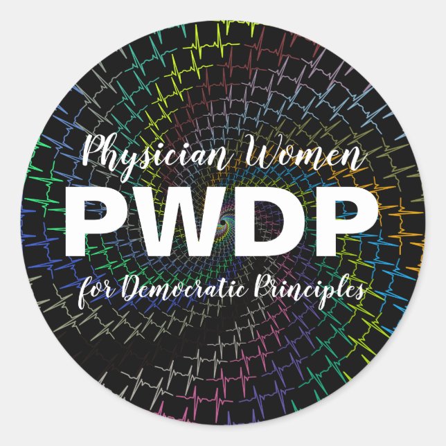 PWDP ecg vortex stickers (Front)