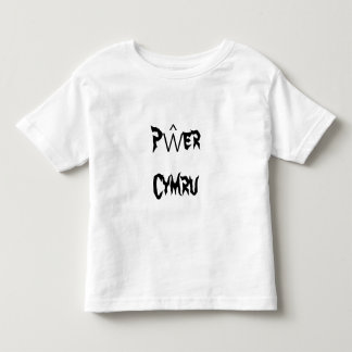 Pŵer Cymru, Welsh Power in Welsh Toddler T-Shirt
