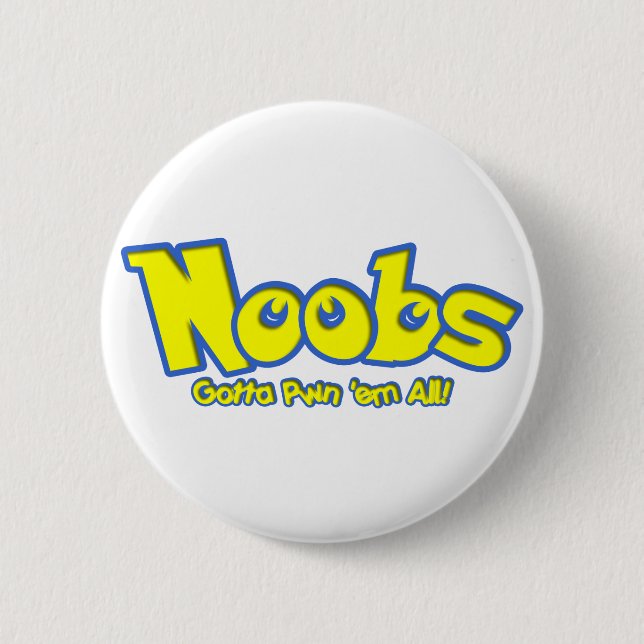 Pwn Noobs 6 Cm Round Badge (Front)