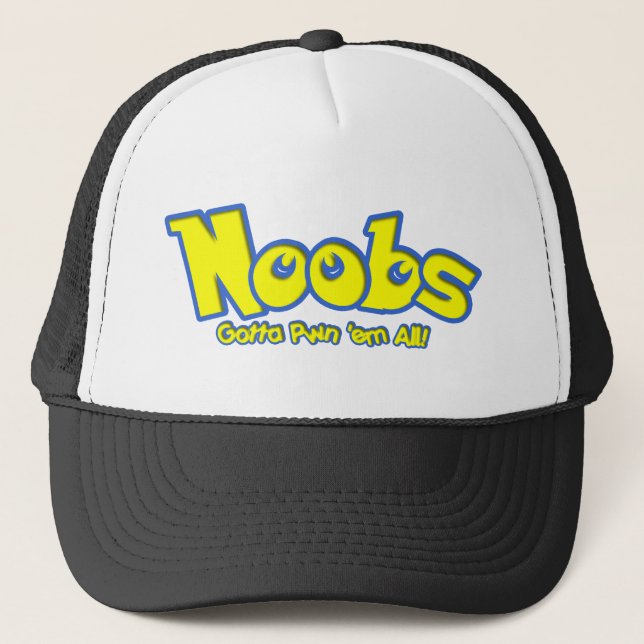 Pwn Noobs Trucker Hat (Front)