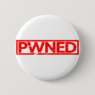 Pwned Stamp 6 Cm Round Badge