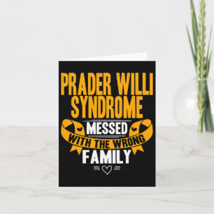 Pws Awareness - Prader Willi Syndrome Card