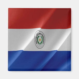 PY - Paraguay - Flag Waving Magnet