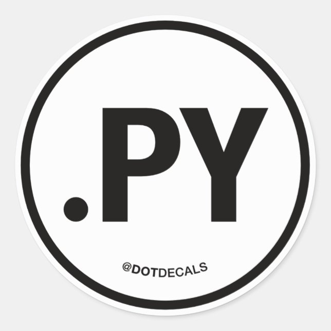 PY Sticker (Front)