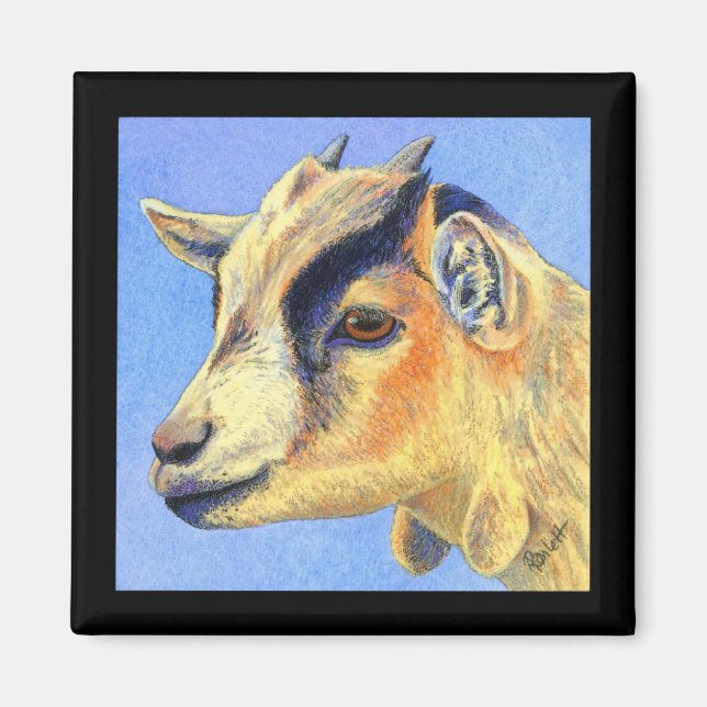 Pygmy Goat Magnet - "Sunny Goat" (Front)