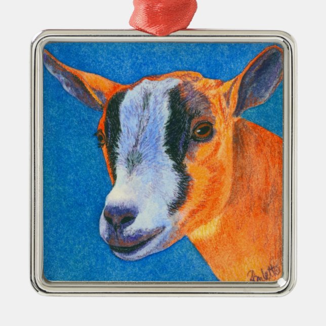 Pygmy Goat Ornament (Front)