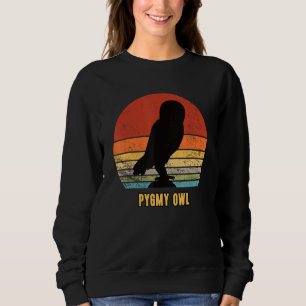 Pygmy Owl little Owls Bird Night Moon Owl Sweatshirt