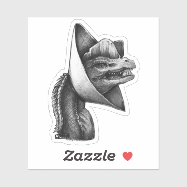 PygmyPets "Dennis" Dilophosaurus - Sticker (Sheet)